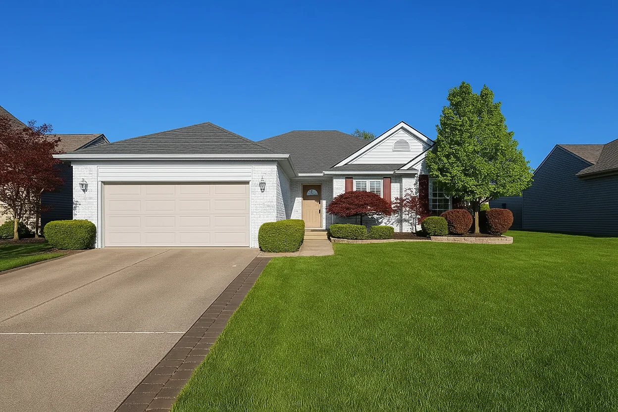 White Painted Brick House Pic (1)